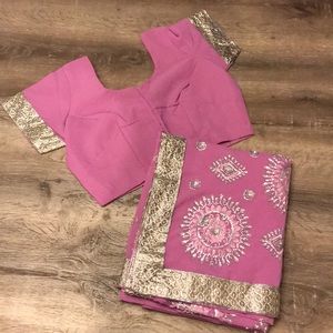 Brand New Sari (Saree) with Ready Made Blouse